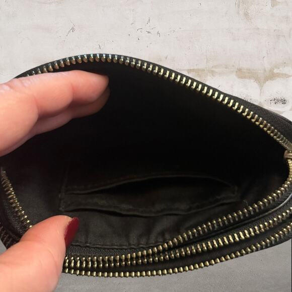 Coach Ocelot Cheetah Black and Blue Mini Crossbody Bag - Picture 7 of 8